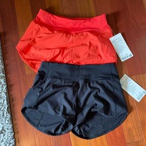 Two brand new pair of speed up MR shorts